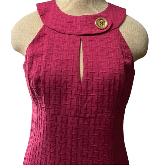 Michael by Michael Kors Short Sleveless Dress, Fushia Pink, size 6 - Picture 8 of 14